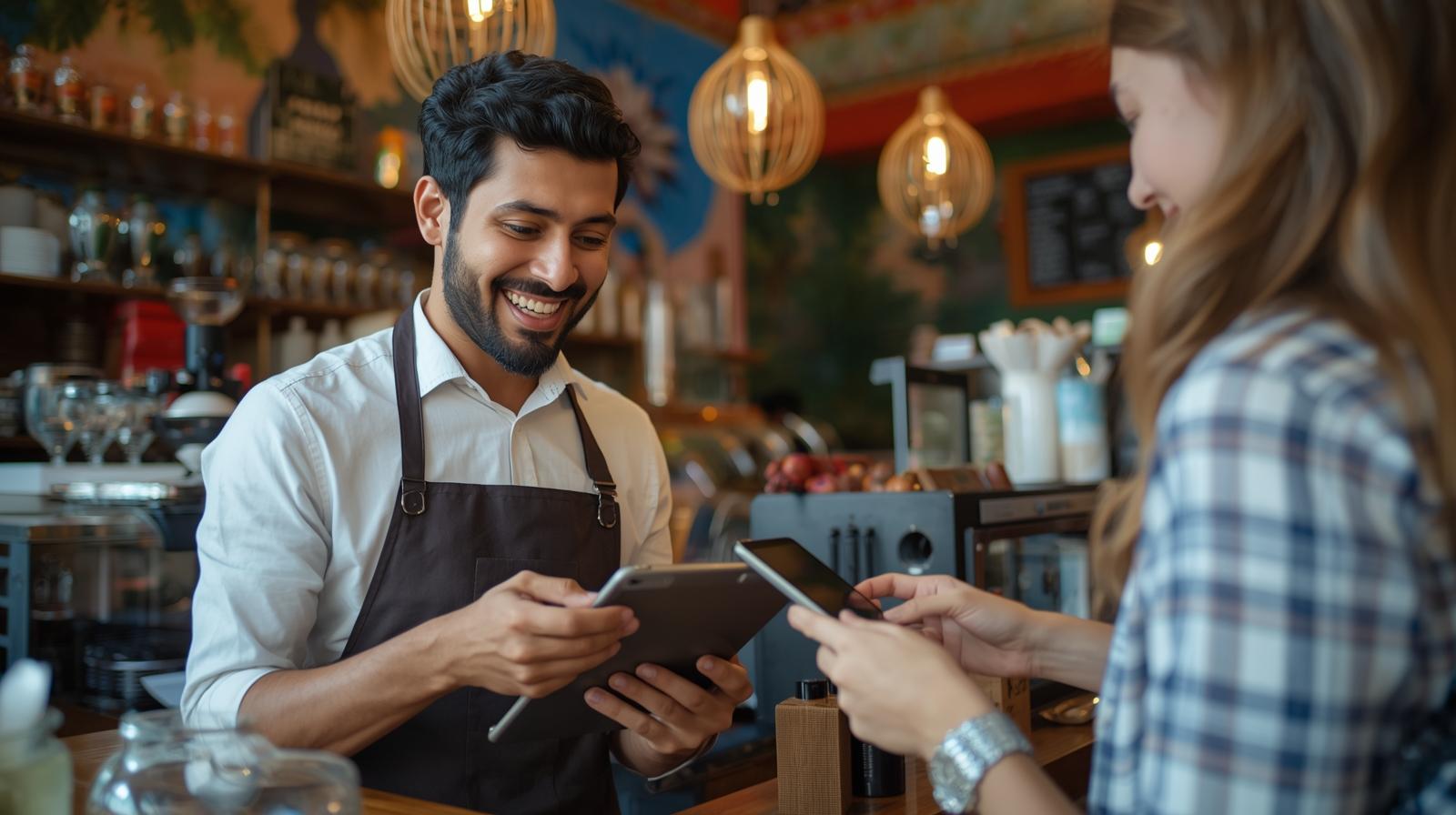 Merchant accepting payments